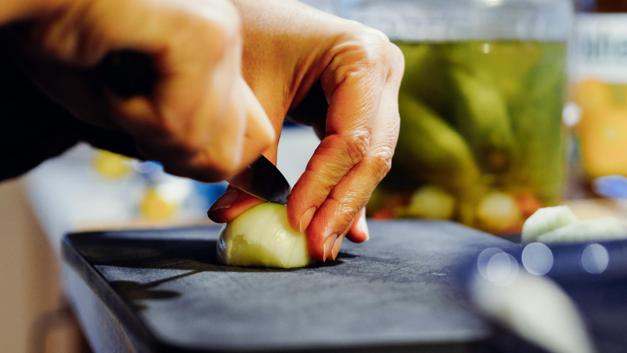 Esercizio tecnico su taglio degli ingredienti